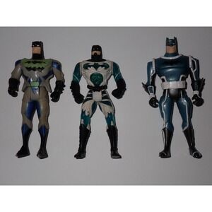 Lot 1994 Vintage BATMAN Figures Kenner Ground Pursuit, Ice Blade & 1995 gray